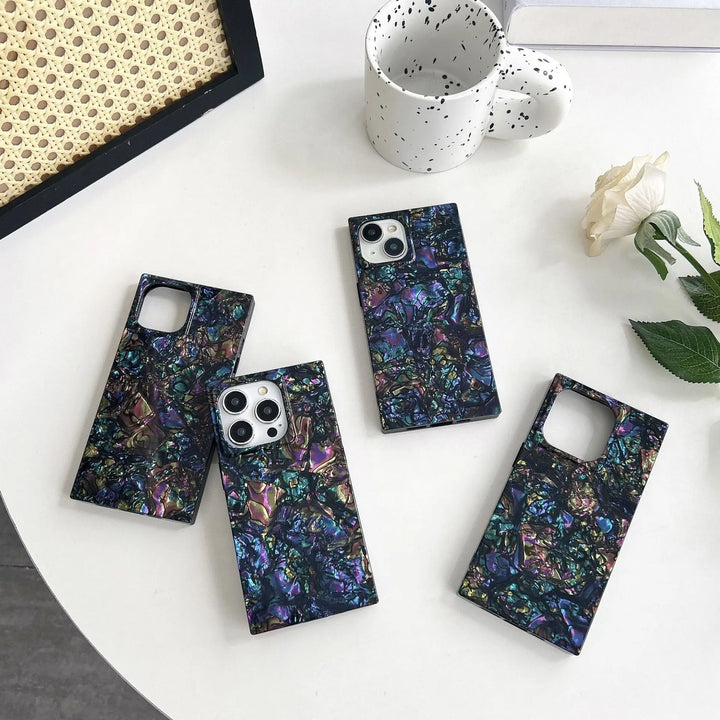 Luxe Glossy Square iPhone Case SALT & LEMONS