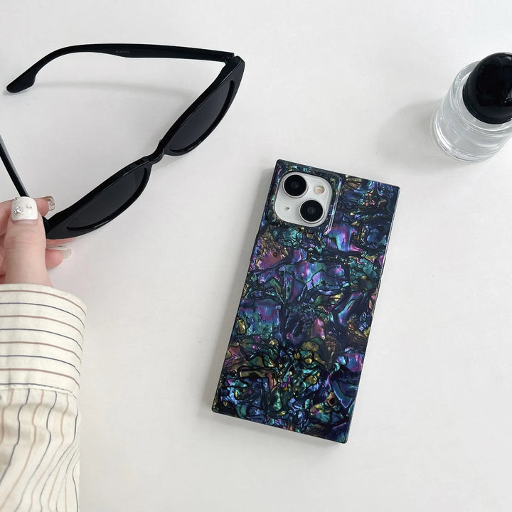 Luxe Glossy Square iPhone Case SALT & LEMONS