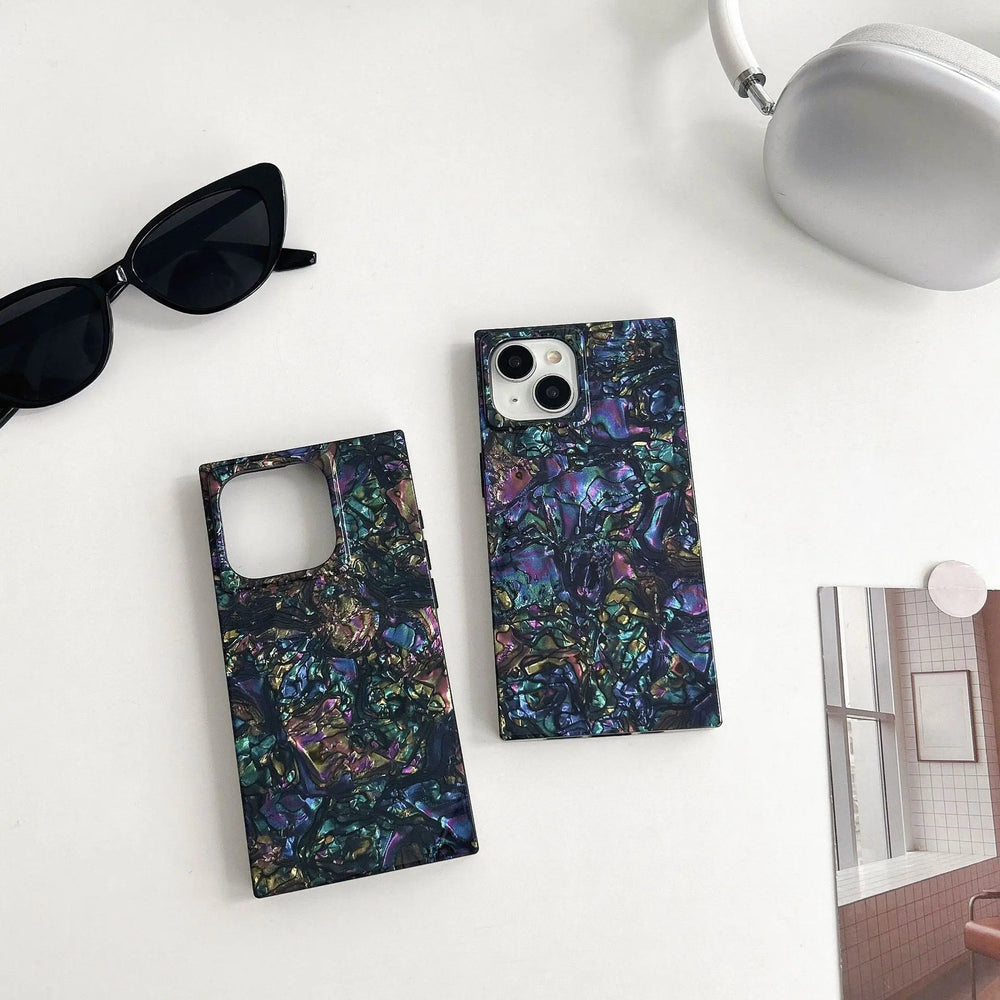 Luxe Glossy Square iPhone Case SALT & LEMONS