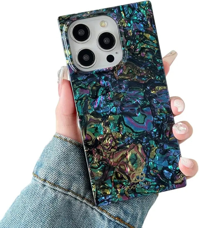 Luxe Glossy Square iPhone Case SALT & LEMONS