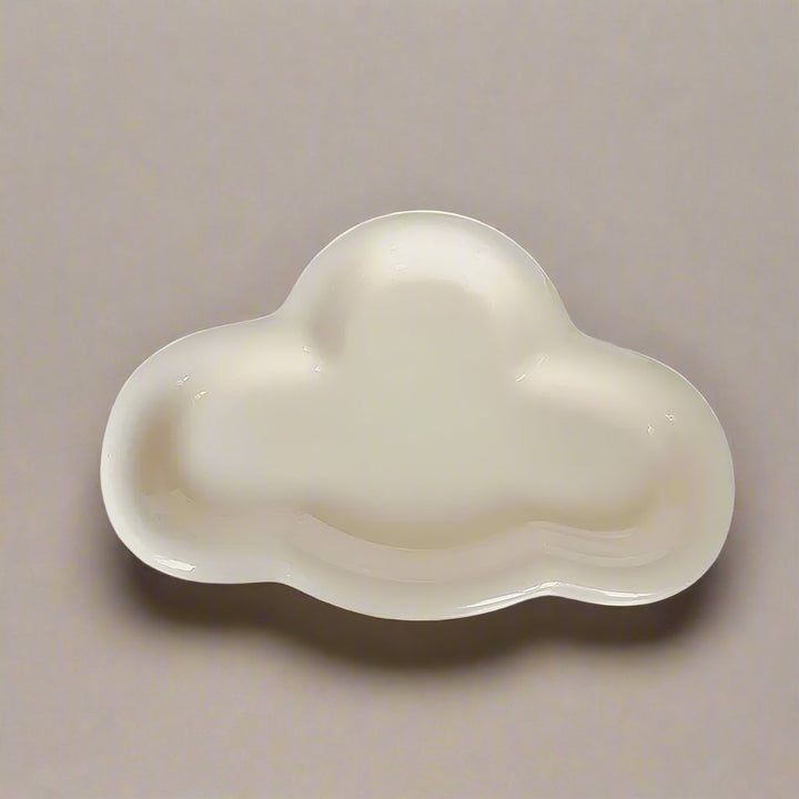 Cute Cream Cloud Stylish Ceramic Plate - SALT & LEMONS