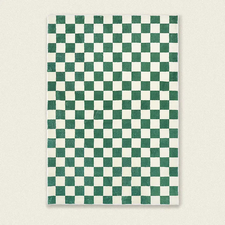 Retro Classic Multi Colored Checkerboard Rug - SALT & LEMONS