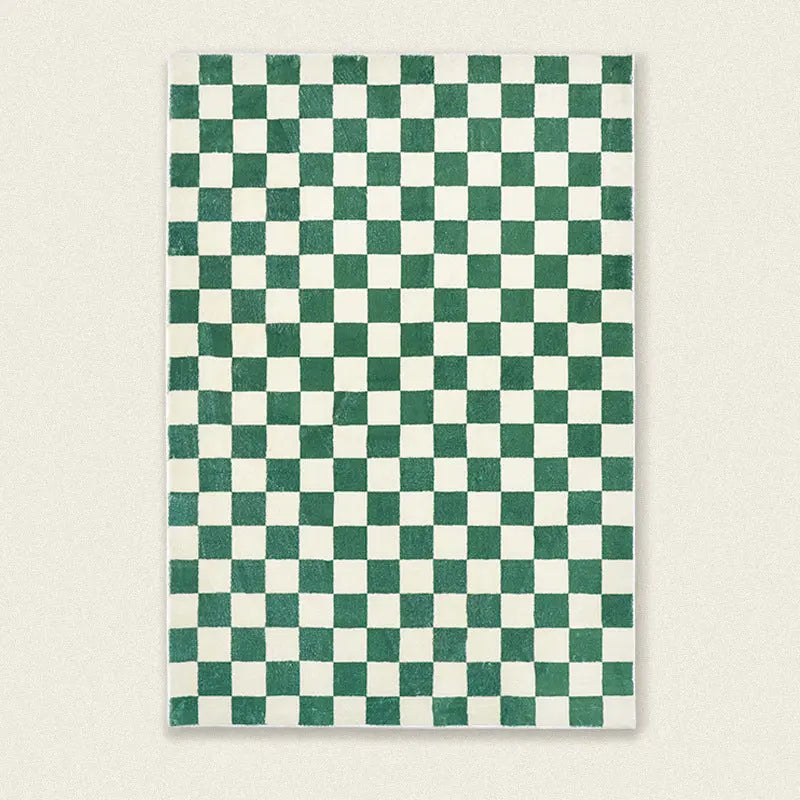 Retro Classic Multi Colored Checkerboard Rug - SALT & LEMONS