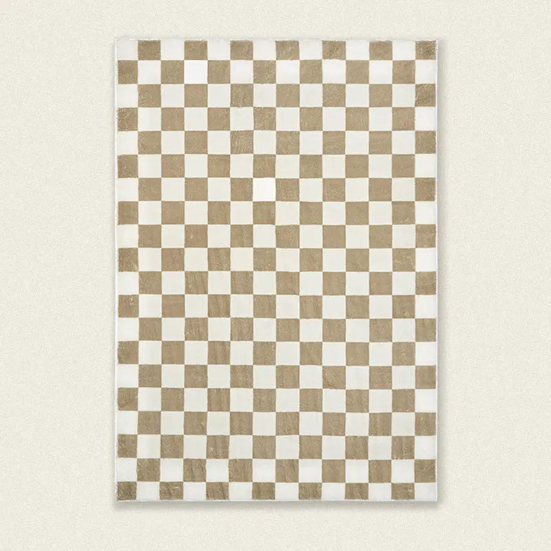 Retro Classic Multi Colored Checkerboard Rug - SALT & LEMONS
