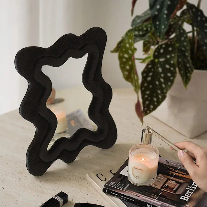 Soft Wavy Makeup Stand Mirror - SALT & LEMONS